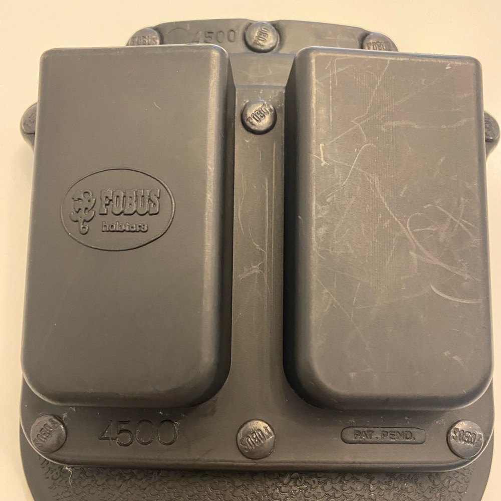 Black Double Magazine Pouch